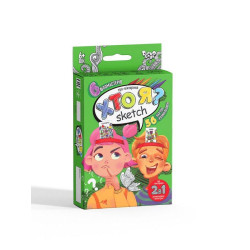 Развлекательная и развивающая настольная игра "Хто Я? Scetch" укр