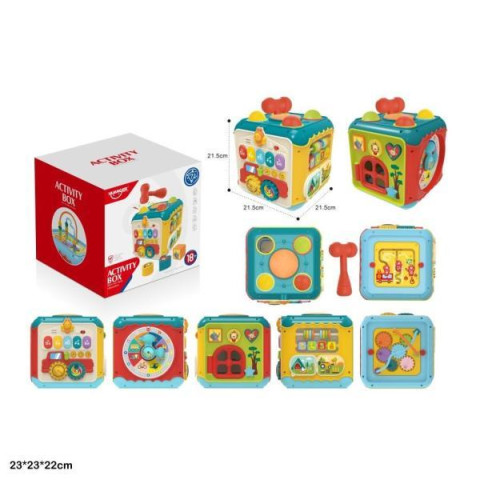 Логіка куб багатофункціональний, муз., світло., в кор. 23*22*23см, арт: HE0533