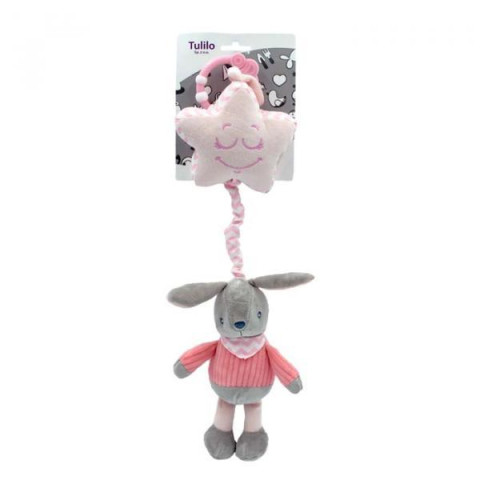 Підвіска музична Кролик 30см, на планш. 16*13см, ТМ Tulilo, Польща