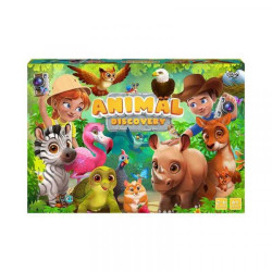 Настольная развлекательная игра "Animal Discovery" рус.