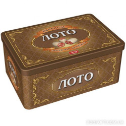 Игра развивающая "Лото" XXL, в жестяной банке 22*17*11см, ARTOS Games, Украина