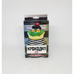 Игра настольная "Крокодил №2", в кор. 8,4*13*3см