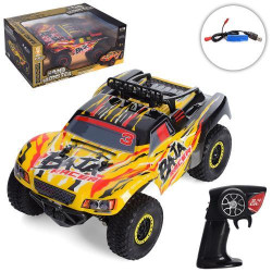 Машина Джип р/у 2,4G, аккум, 22см, 1:16, небьющ.корпус, USBзар, 2 цвета, в кор. 34,5-15-18см