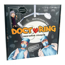Настольная игра "Doctoring – соревнование врачей", укр., в кор. 33*32*4,2см
