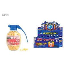 Пульки для пневмат.оружия 1000 пулек, бутылка 6*6*8,5см, цена за дисплей бокс 