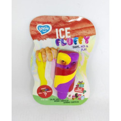 Лизун-антистресс TM Lovin Ice Fluffy эскимо 110 мл, на планш. 25*14см