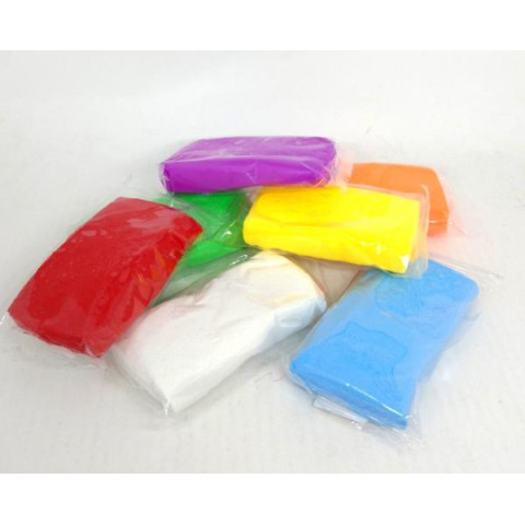 Легкий прыгающий пластилин TM Moon light clay, большие стики, в пак. 14*8 см