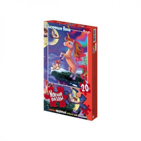 Пазлы 20элементов, мягкие с9, в кор.