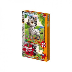 Пазлы 20элементов, мягкие с9, в кор.