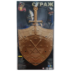 Набор "Страж №1" щит и меч на планш. 60*32см, ТМ M-toys, Украина.