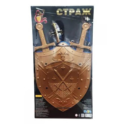 Набор "Страж №2" щит и 2 меча, на планш. 60*32см, ТМ M-toys, Украина