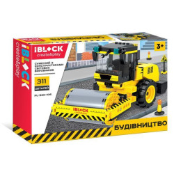 Конструктор IBLOCK СТРОЙКА, 311 дет., инстр. на укр. яз., в кор. 38*26*6см