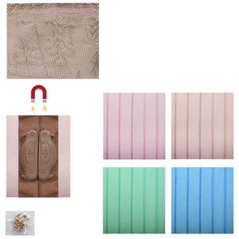 Москітна дверна мережа: магніти, кнопки, 1,0*2,1м