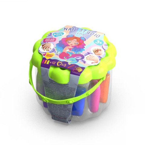 Набор теста для лепки Mermaid Nail studio Lovin, пласт. бокс 9*12см