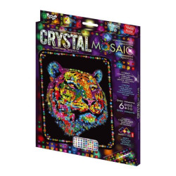 Картина з каменів та страз Crystal mosaic kids, в коробці 30х21см, Danko Toys (CRM-02-01) 