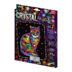 Картина из камней и страз Crystal mosaic kids, в коробке 30х21см, Danko Toys (CRM-02-09) 