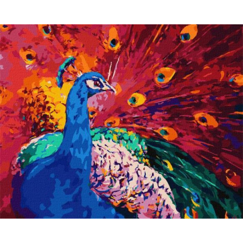 Картина за номерами Птахи. Велична краса, 40х50см, в термопакеті, Идейка (KHO4340)