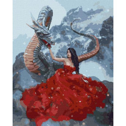 Картина по номерам Люди. Мистическая встреча, 40х50см, в термопакете, Идейка (KHO4917)