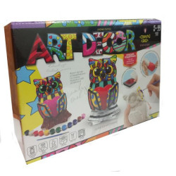 Розпис гіпсу Art Decor, укр., в коробці 26х20х7см, Danko Toys (ARTD-01-02U)