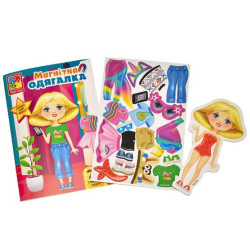 Магнитная игра "Trendy girl", укр., ТМ Vladi Toys, Украина