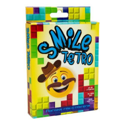 Настольная игра "Smile tetro", укр. 9,1*11,5*2,2см, ТМ Стратег, Украина