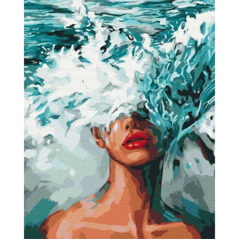 Картина за номерами Морська. Океанія, 40х50см, в термопакеті, Brushme (BS52099)