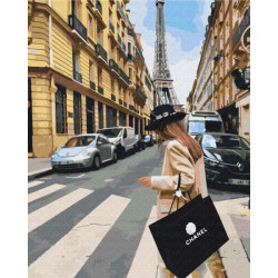 Картина по номерам Города, Люди. Неделя моды в Париже©Tany Moko, 40х50см, в термопакете, Brushme (BS52887)