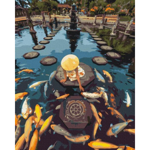 Картина за номерами Риби. Літо в Азії© Tany Moko