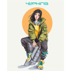 Картина за номерами Патріотична. Стійкий Чернігів © Захарова Наталія, 40х50см, в термопакеті, Brushme (BS53138)