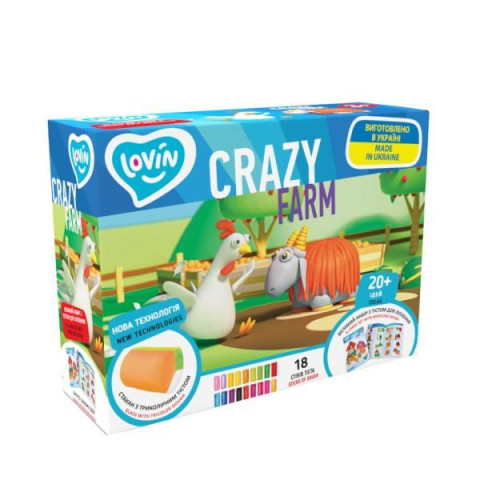 Набір для ліплення із тестом Crazy Farm TM Lovin