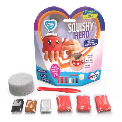 Набор для лепки с воздушным пластилином Squishy CupCao ТМ Lovin