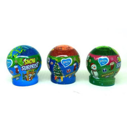 Слайм іграшка-антистрес 210мол Snow Surprise ТМ Lovin, 8*6см