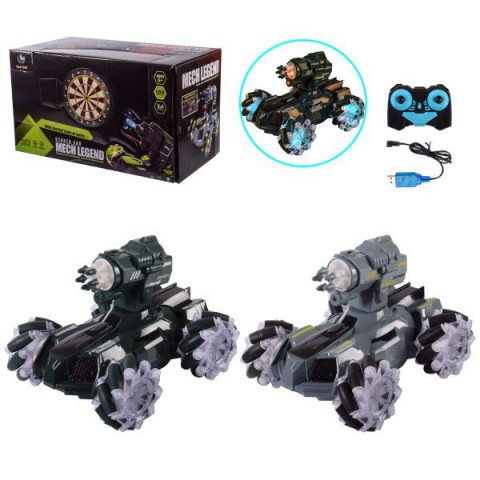 Машина перевертыш р/у Tmissile stunt car 22*17,5*16см, 2 цвета, USB-заряд, в кор. 36,5*20*21см (12шт/2