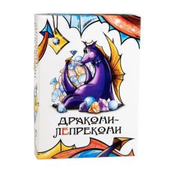 Настольная игра "Драконы-Леприконы" развлекательная патриотическая, укр., в кор. 13,5*9*2,2см