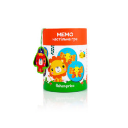 Игра настольная "Fisher Price. Мемо" в тубусе (укр), ТМ Vladi Toys, Украина