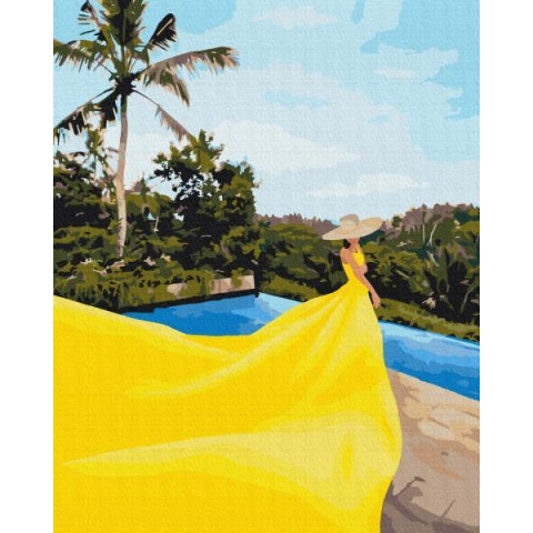 Картина за номерами Люди. Мрійливий відпочинок, , 40х50см, в термопакеті, Brushme (BS52890)