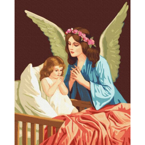 Картина за номерами Люди. Окрилені молитвою, , 40х50см, в термопакеті, Brushme (BS53400)
