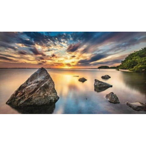 Алмазна мозаїка  Морська. Відображення неба в океані, 30х40см, полотно на підрамнику, Dreamtoys (Y0089)