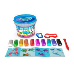 Набор Тесто для лепки Lovin Ведерки мини для мальчиков, OKTO (41154) 