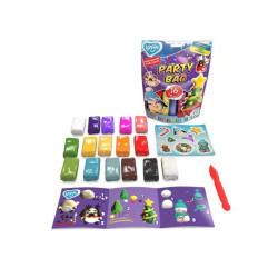 Набір тісто для ліплення Lovin з повітряним пластиліном Party Bag Winter, OKTO (70157) 