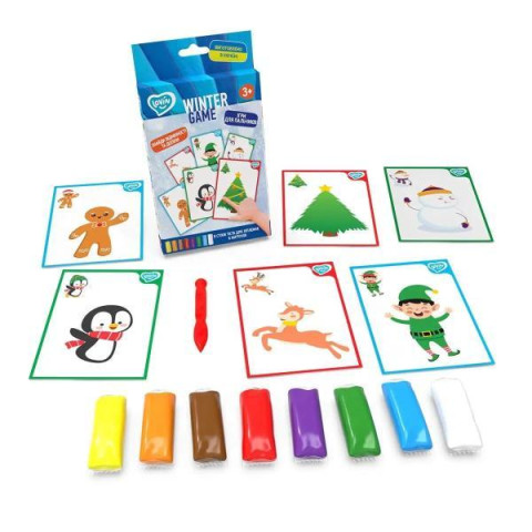 Набор для лепки с тестом Winter Game ТМ Lovin