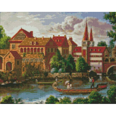 Алмазна мозаїка  Тварини. Стимпанк-лис, 30х40см, полотно на підрамнику, Идейка (AMO7363)