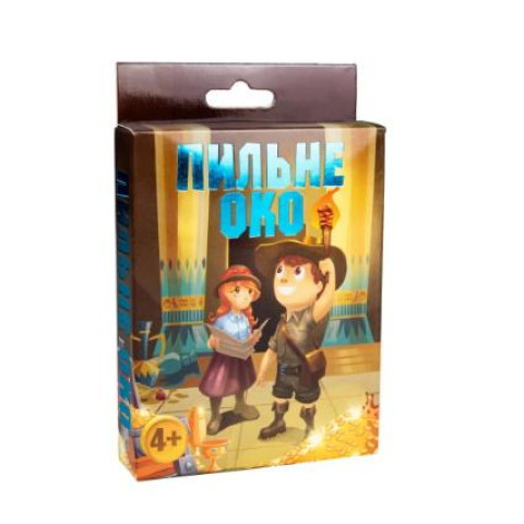 Карточная развлекательная игра Бдительный глаз,укр. языке