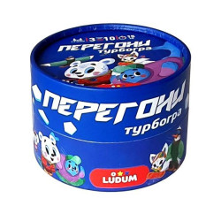 Гра настільна "Антискука" Гонки mini, банку 7*11см, ТМ Ludum, Україна.