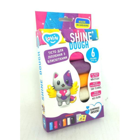 Набір для ліплення 6 кольорів Shine TM Lovin, кор. 18*10*2см