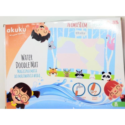 Коврик для рисования водой, в кор. 39*29*4см, ТМ AKUKU, Польша