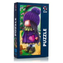 Пазли "Cute doll with elephant", ТМ Vladi Toys, Україна.