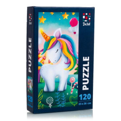 Пазлы Little cute unicorn, 120 элементов, в кор. 15*9*3см, ТМ Vladi Toys, Украина