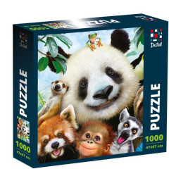Пазли "Zoo Selfie", 1000 елементів, в кор. 30*29*6см, ТМ Vladi Toys, Україна