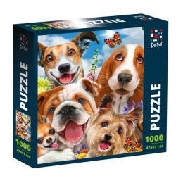 Пазли "Pooch Selfie", 1000 ел., в кор. 30*29*6см, ТМ Vladi Toys, Україна